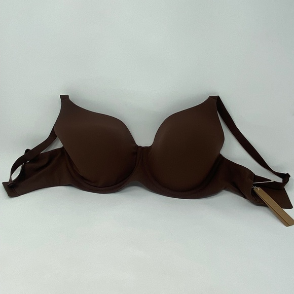 NWT Skims fits everybody full coverage under wire bra size 32DDD COCOA brown - Picture 4 of 7